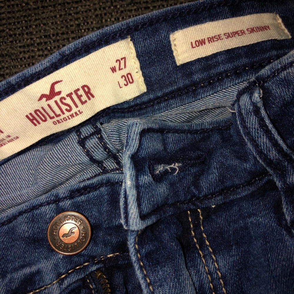 Blue jeans, size 27/30